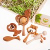 Подарочный набор деревянных погремушек и грызунков - Леснушки