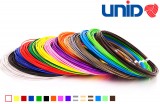 Пластик для 3D ручек UNID ABS-15 (10 м. 15 цветов в коробке)