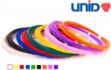 Пластик для 3D ручек UNID PLA-9 (10 м. 9 цветов в коробке)